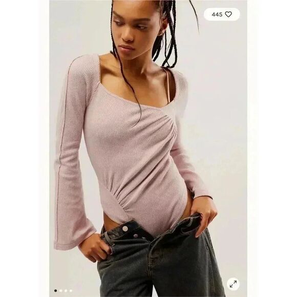 NWT Free People On A Cloud bodysuit in size medium - Picture 1 of 8